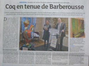 L'article des Dernières Nouvelles d'Alsace