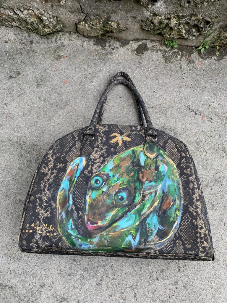 Le Python vert Élisabeth LahacheTiefenthaler